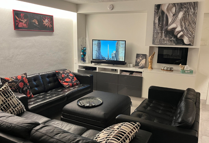 Living zwart